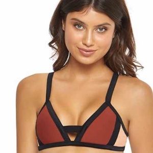 Pilyq Colorblock Two Piece Swimsuit Small